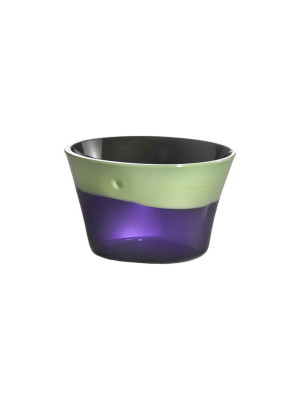 Nason Moretti Green Pea With Periwinkle Dandy Bowl