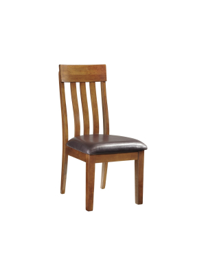 2pc Ralene Dining Upholstered Side Chair Brown - Signature Design By Ashley