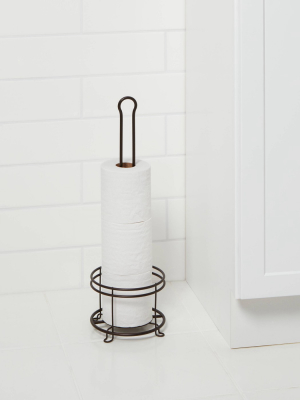 3 Roll Freestanding Toilet Tissue Holder Bronze - Threshold™