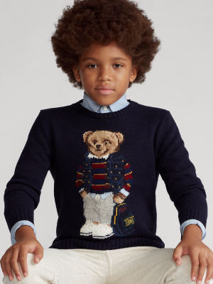 Polo Bear Cotton-blend Sweater