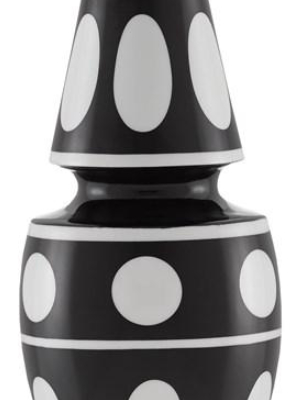 De Luca Black And White Vase