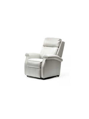 Lehman Dove White Traditional Lift Chair - Comfort Pointe