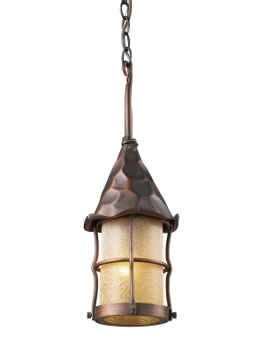 Rustica 1-light Outdoor Pendant In Various Colors