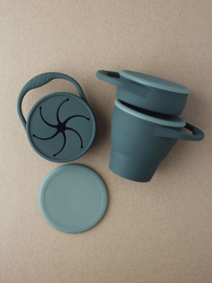 Silicone Snack Cup - Pine