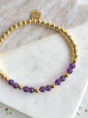 Amethyst - Intention Bracelet For Tranquility