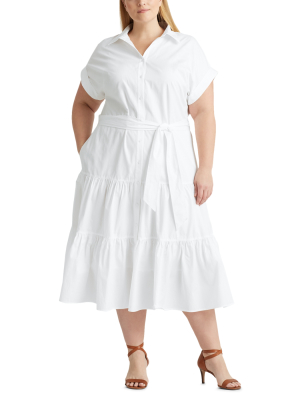 Cotton Shirtdress