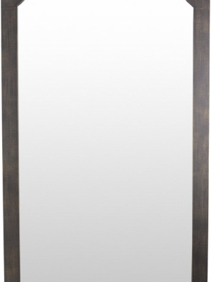 Oriel Arch/crowned Top Mirror