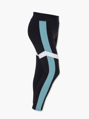 Plus Size Active Colorblock Leggings