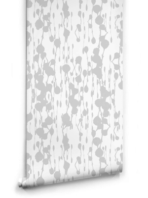 Floss Delight Wallpaper In Grey From The Ella & Sofia Collection By Milton & King