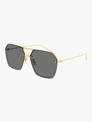 Gold Navigator Sunglasses