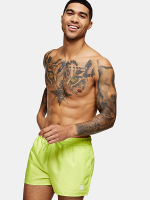 Green Micro Swim Shorts