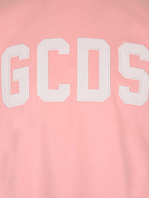 Gcds Logo Embroidered T-shirt