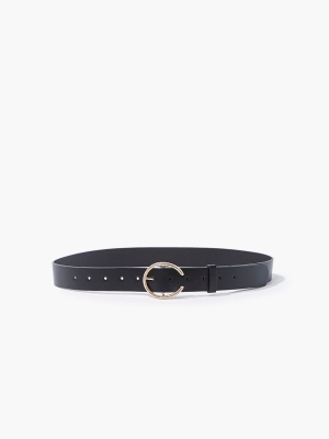 Etched Buckle Waist Belt