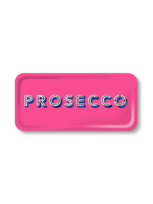 Word Rectangular Tray - Prosecco - By Jamida