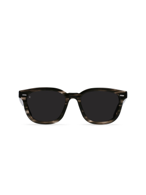 Raen Myles Square Sunglasses - Static/dark Smoke