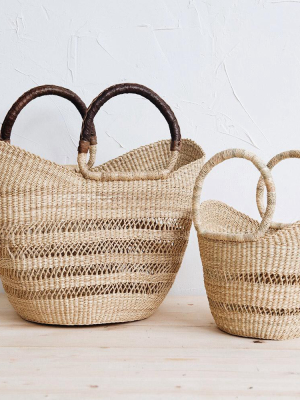 Mama & Mini Woven Lace Shopper Set