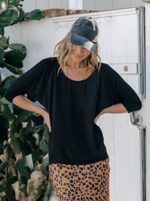 Night And Day Dolman Sleeve Top