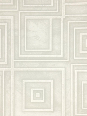 Dimensional Geometric Wallpaper In Grey From The Precious Elements Collection By Burke Decor