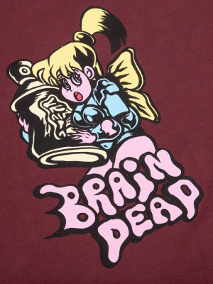 Brain Dead Bubblegum Shorty L/s - Maroon