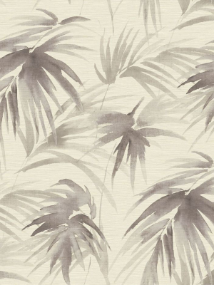 Darlana Grasscloth Wallpaper In Pewter From The Scott Living Collection By Brewster Home Fashions