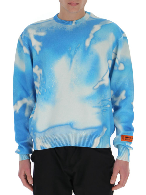 Heron Preston Tie-dye Crewneck Sweater