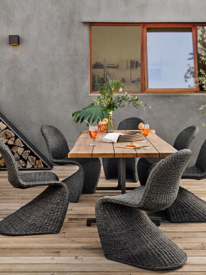 Portia Outdoor Dining Chair - Vintage Coal