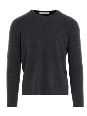 Craig Green Eyelet Detailed Crewneck Knit Sweater