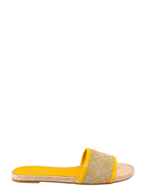 Tory Burch T Monogram Espadrille Slides