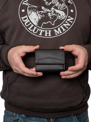 Clutch Leather Snap Wallet
