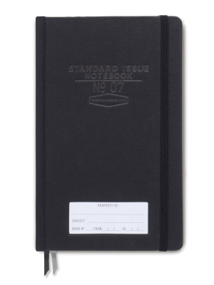 Black Post Bound Standard Issue Note Pad No. 7