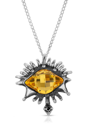 Light Topaz Vision Swarovski Pendant