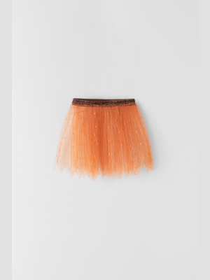 Tulle Pumpkin Skirt