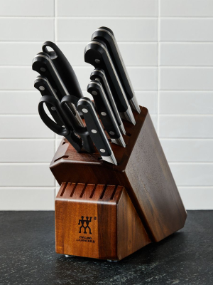 Zwilling ® J.a. Henckels Pro 10-piece Acacia Block Knife Set