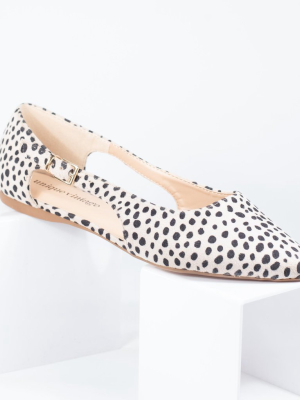 Unique Vintage Cheetah Print Suede Flats