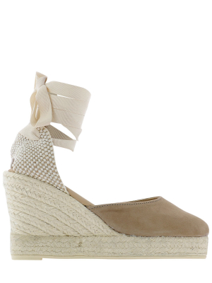 Manebí Wrap-tie Wedge Espadrilles