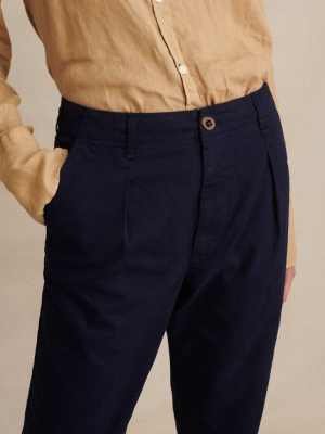 Boy Pleated Pant In Chino