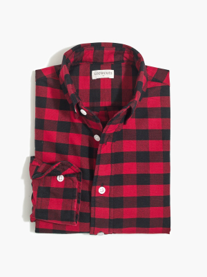 Boys' Long-sleeve Flex Oxford Shirt In Plaid