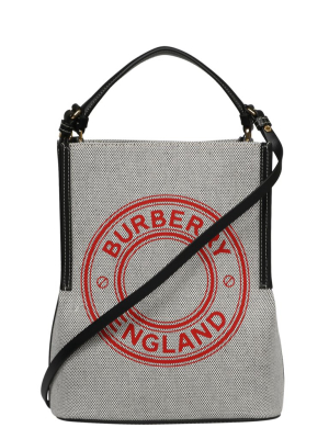 Burberry Peggy Logo Graphic Small Bucket Bag