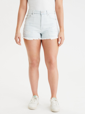 Ae Ne(x)t Level Curvy Denim High-waisted Short Short