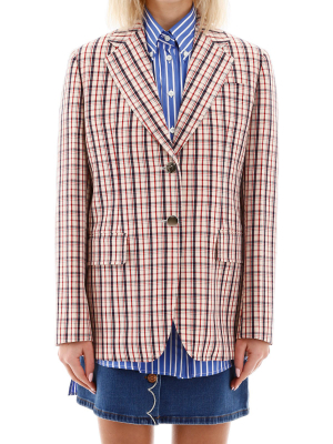 Prada Tartan Blazer