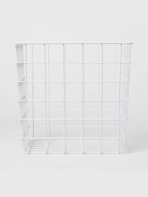 Decorative Baskets Steel White Square - Room Essentials™