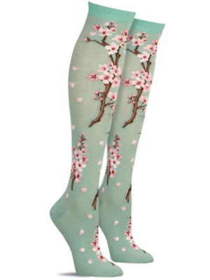 Cherry Blossom Knee High Socks | Women's