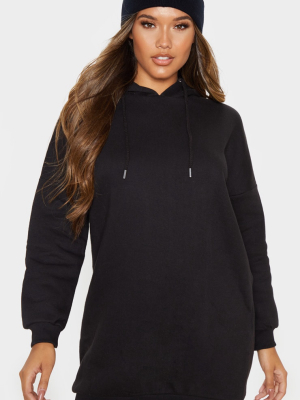 Black Oversized Boyfriend Hoodie Sweat Jumper...