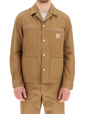 Junya Watanabe X Carhatt Logo Patch Shirt Jacket