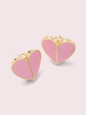 Heritage Spade Heart Statement Studs