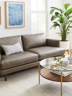 Haven Loft Vegan Leather Sofa (76")