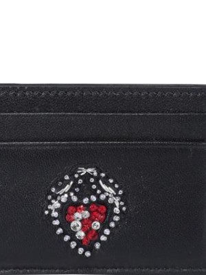 Alexander Mcqueen Logo Embellished Cardholder