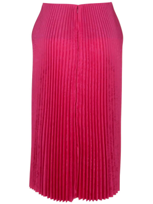 Balenciaga Pleated Midi Skirt