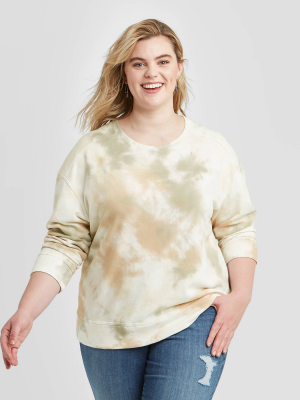 Women's Plus Size Sweatshirt - Universal Thread™ Neutral