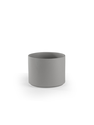 Gray Cylinder Planter